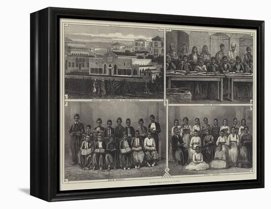 British Syrian Schools at Beyrout-null-Framed Premier Image Canvas