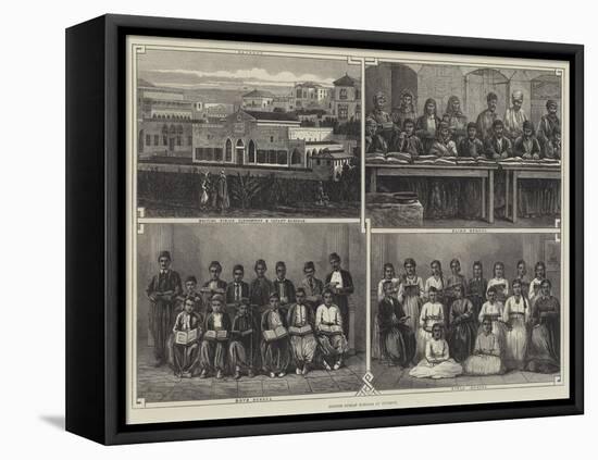 British Syrian Schools at Beyrout-null-Framed Premier Image Canvas