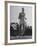 British Track Runner Roger Bannister Running, the First Person to Run a Mile in under Four Minutes-Cornell Capa-Framed Premium Photographic Print