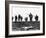 British Troops Advance Through Barbed Wire across No Mans Land-Robert Hunt-Framed Photographic Print