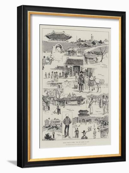 British Troops in Korea, with the Marines at Seoul-Ralph Cleaver-Framed Giclee Print