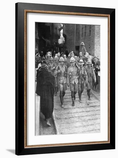 British Troops on the Way to Baghdad, First World War, 1917-null-Framed Giclee Print