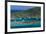 British Virgin Islands, Jost Van Dyke. Long Bay from Roach Hill-Walter Bibikow-Framed Photographic Print