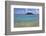 British Virgin Islands, Marina Cay. Shallow Reef at Marina Cay with Beef Island in the Background-Kevin Oke-Framed Photographic Print