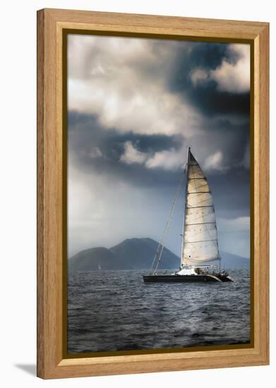 British Virgin Islands. Sailing-Janet Muir-Framed Premier Image Canvas