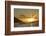 British Virgin Islands, Tortola. Caribbean Sunset with Sailboats at Soper's Hole, West End-Kevin Oke-Framed Photographic Print