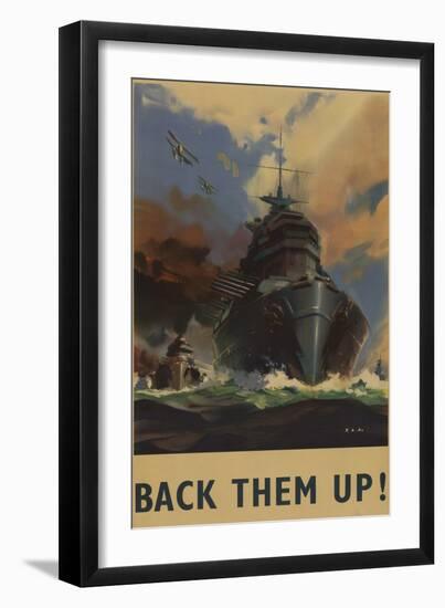 British World War 2 Poster-null-Framed Art Print