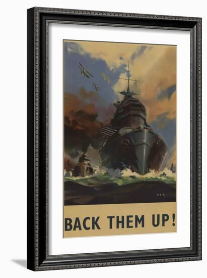 British World War 2 Poster-null-Framed Art Print