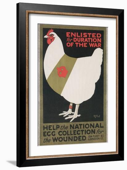 British World War I Poster for Egg Collection-null-Framed Giclee Print