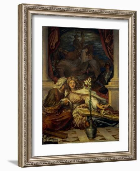 Britomart, 1877-78 (Oil on Canvas)-George Frederic Watts-Framed Giclee Print