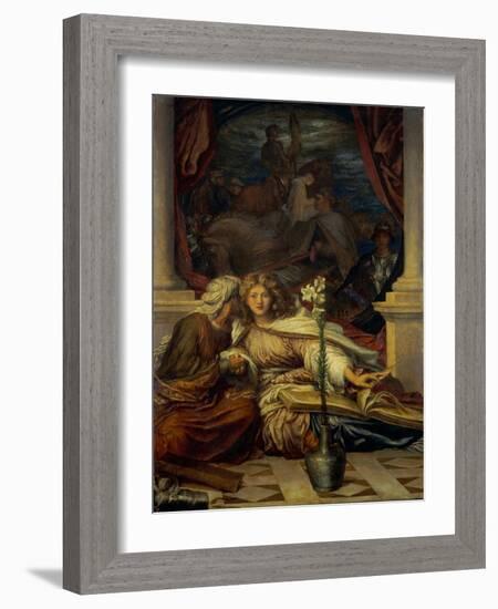 Britomart, 1877-78 (Oil on Canvas)-George Frederic Watts-Framed Giclee Print