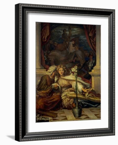 Britomart, 1877-78 (Oil on Canvas)-George Frederic Watts-Framed Giclee Print