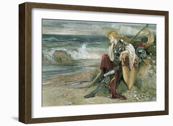 Britomart, 1900 (W/C on Paper)-Walter Crane-Framed Giclee Print