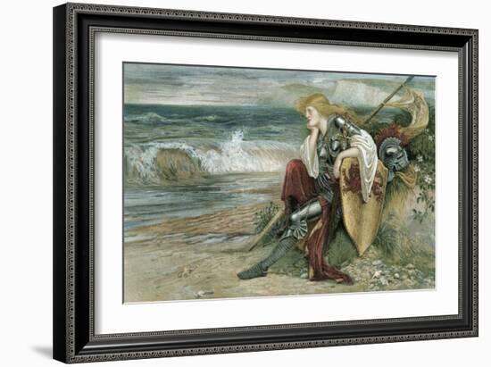 Britomart, 1900 (W/C on Paper)-Walter Crane-Framed Giclee Print