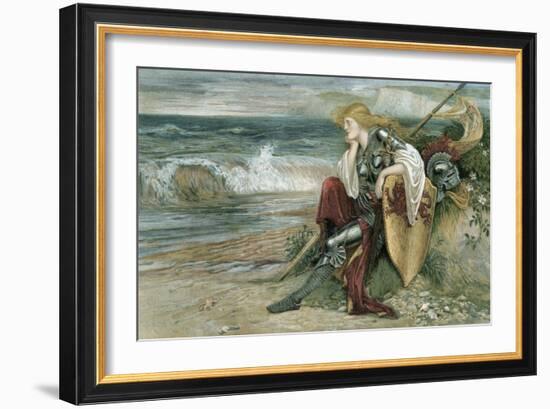 Britomart, 1900 (W/C on Paper)-Walter Crane-Framed Giclee Print