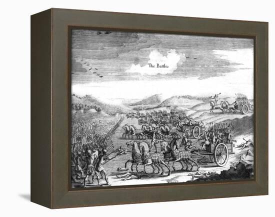 Britons in Chariots-null-Framed Stretched Canvas