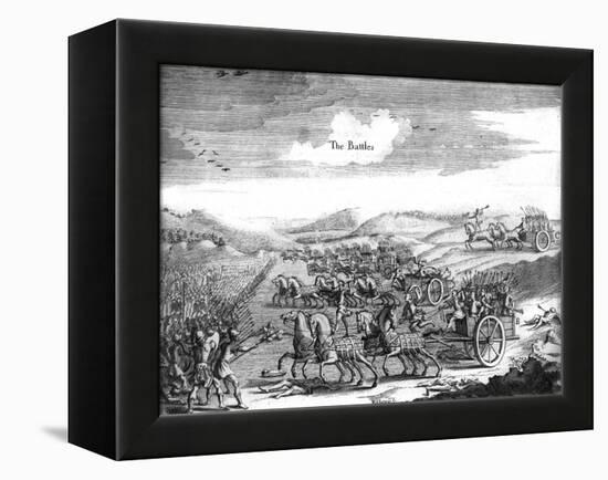 Britons in Chariots-null-Framed Stretched Canvas
