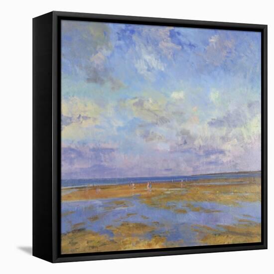 Brittany Beach-Christopher Glanville-Framed Premier Image Canvas