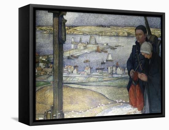 Brittany, France, 1914-Edward Reginald Frampton-Framed Premier Image Canvas