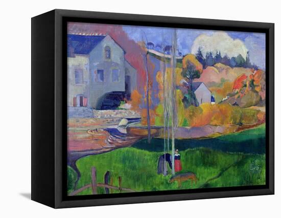 Brittany Landscape: the David Mill, 1894-Paul Gauguin-Framed Premier Image Canvas