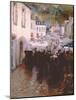 Brittany Peasants Market Day in Pont Aven-Frank C. Penfold-Mounted Giclee Print