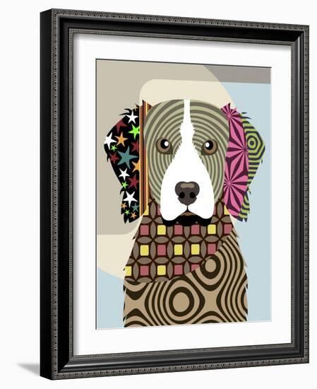 Brittany Spaniel-Lanre Adefioye-Framed Giclee Print