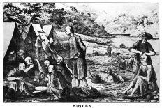 Miners Weighing their Gold, 19th Century-Britton & Rey-Giclee Print
