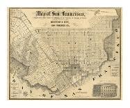 Map of San Francisco, c.1852-Britton & Rey-Art Print