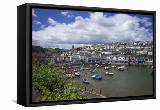 Brixham Harbour, Devon, England, United Kingdom, Europe-Rob Cousins-Framed Premier Image Canvas