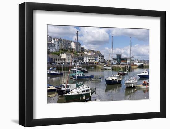 Brixham Harbour, Devon, England, United Kingdom, Europe-Rob Cousins-Framed Photographic Print