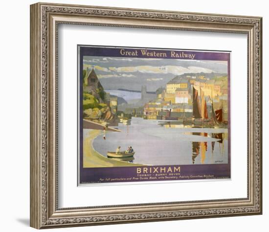 Brixham-null-Framed Art Print