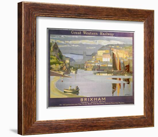 Brixham-null-Framed Art Print