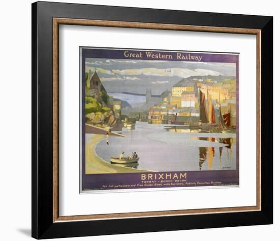 Brixham-null-Framed Art Print