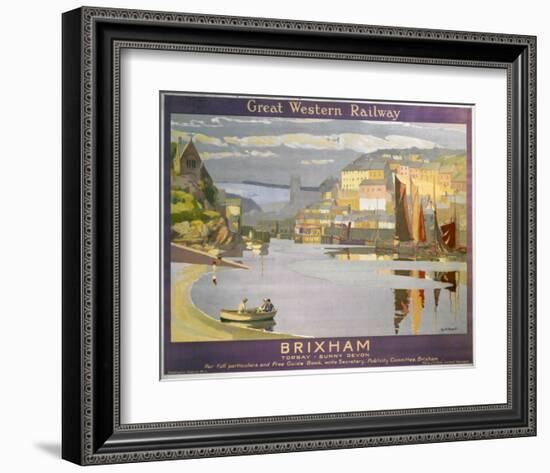 Brixham-null-Framed Art Print