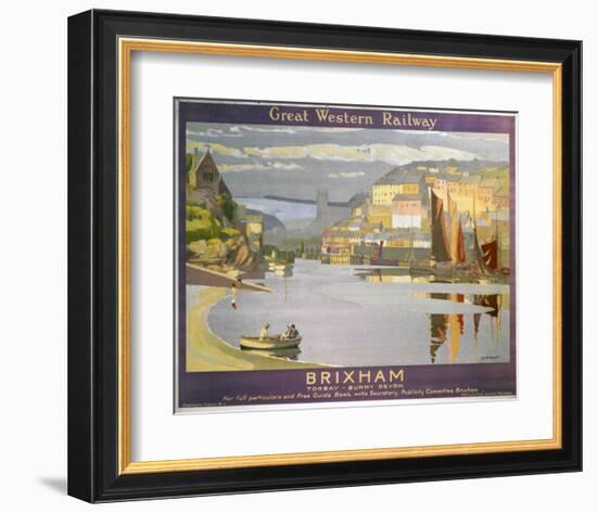 Brixham-null-Framed Art Print