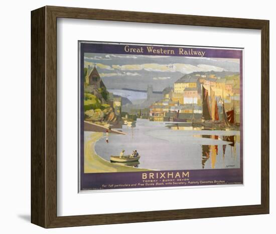 Brixham-null-Framed Art Print