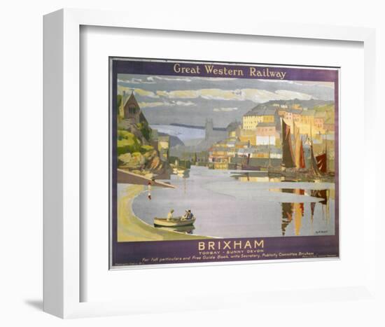 Brixham-null-Framed Art Print