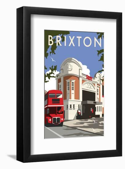 Brixton - Dave Thompson Contemporary Travel Print-Dave Thompson-Framed Giclee Print