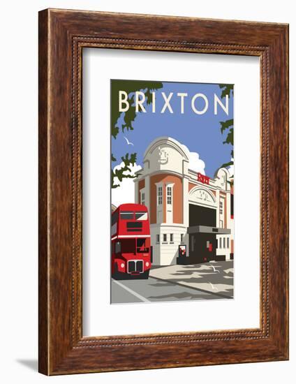 Brixton - Dave Thompson Contemporary Travel Print-Dave Thompson-Framed Giclee Print