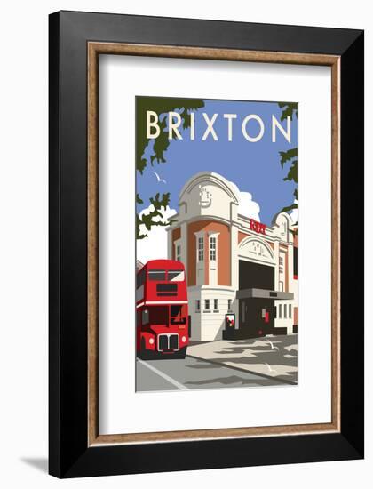 Brixton - Dave Thompson Contemporary Travel Print-Dave Thompson-Framed Giclee Print