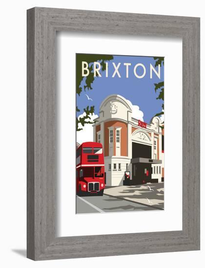 Brixton - Dave Thompson Contemporary Travel Print-Dave Thompson-Framed Giclee Print