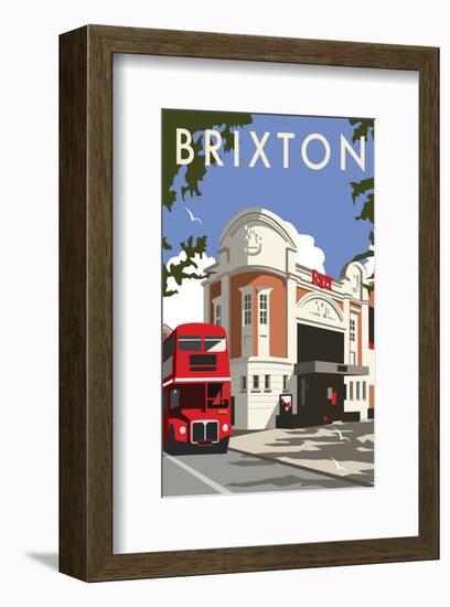 Brixton - Dave Thompson Contemporary Travel Print-Dave Thompson-Framed Giclee Print