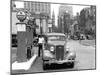 Broad and Pine, Gas Station Looking North, Philadelphia, Pennsylvania-null-Mounted Photo
