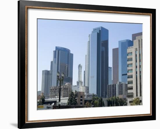 Broad Plaza, Downtown, Los Angeles, California, USA-Ethel Davies-Framed Photographic Print