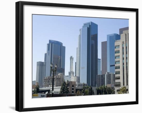 Broad Plaza, Downtown, Los Angeles, California, USA-Ethel Davies-Framed Photographic Print