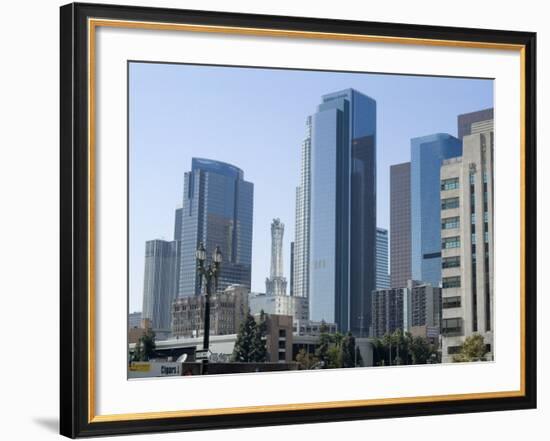 Broad Plaza, Downtown, Los Angeles, California, USA-Ethel Davies-Framed Photographic Print