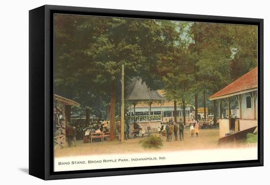 Broad Ripple Park, Indianapolis, Indiana-null-Framed Stretched Canvas