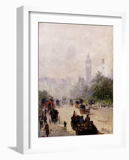 Broad Sanctuary, Westminster, London-Paolo Sala-Framed Giclee Print