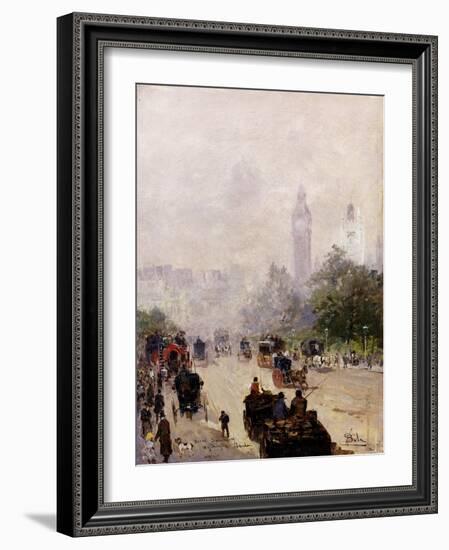 Broad Sanctuary, Westminster, London-Paolo Sala-Framed Giclee Print