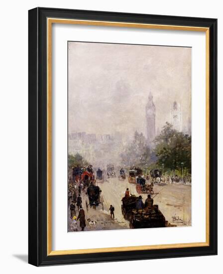 Broad Sanctuary, Westminster, London-Paolo Sala-Framed Giclee Print